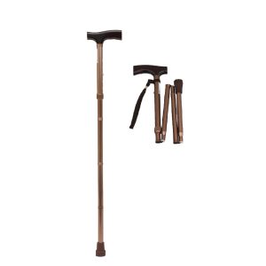 Μπαστούνι Αλουμινίου Μπρονζέ Σπαστό