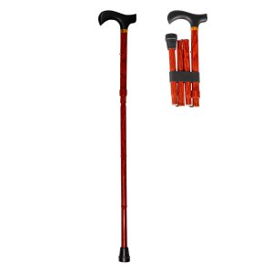 Μπαστούνι Αλουμινίου Σπαστό Καφέ