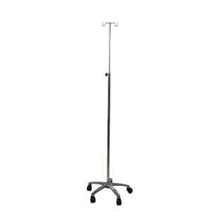 Στατώ Ορού Διπλό με Μεταλλική Βάση