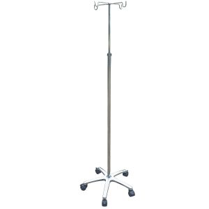 Στατώ Ορού Τετραπλό με Μεταλλική Βάση